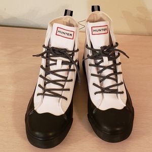 hunter canvas sneakers